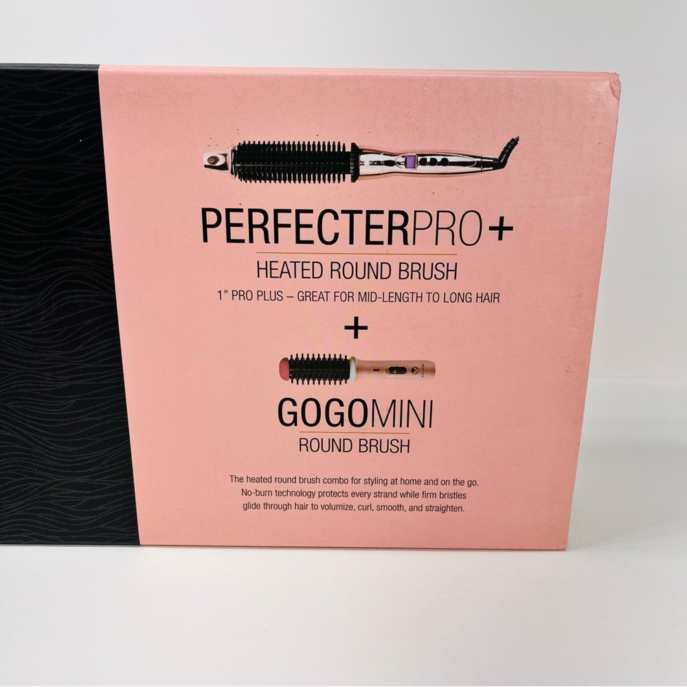 Calista PerfectorPro+ Heated Round brush AND GogoMini Round Brush Set Curling - Picture 3 of 8